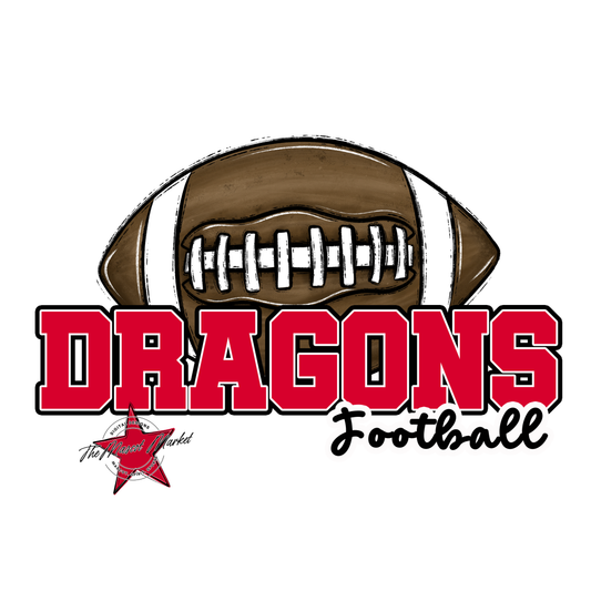 Dragons Varsity Football-Red