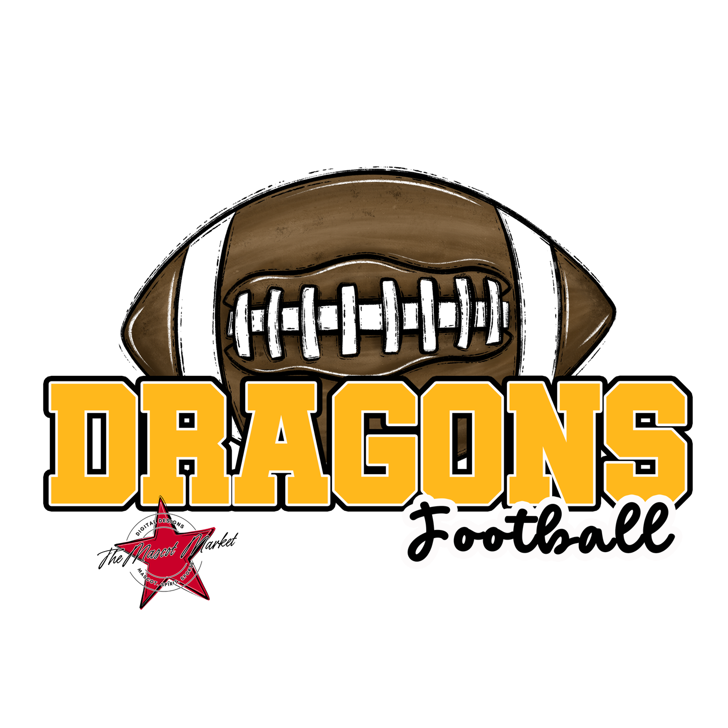 Dragons Varsity Football-Yellow