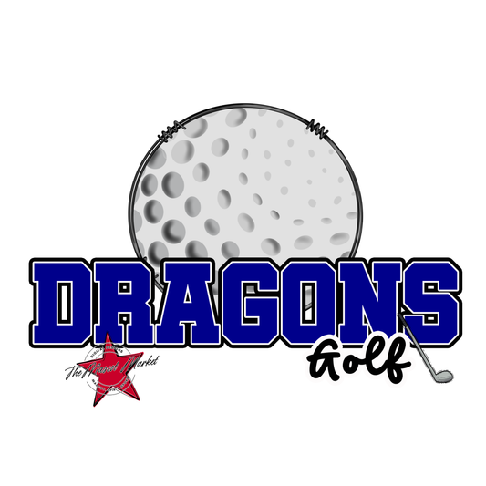 Dragons Varsity Golf-Blue