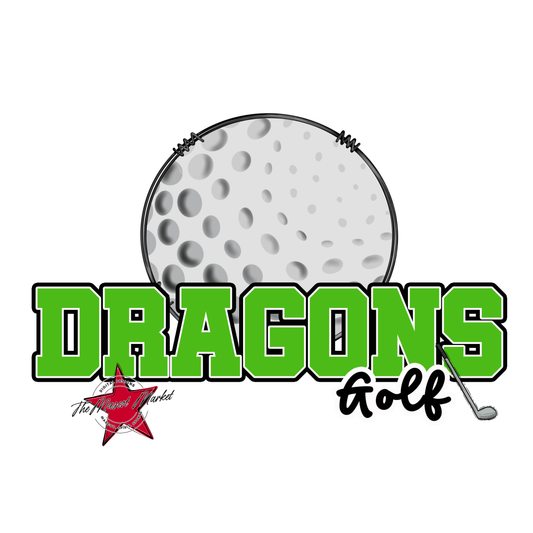 Dragons Varsity Golf-Bright Green