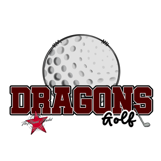 Dragons Varsity Golf-Maroon