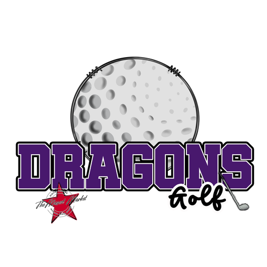 Dragons Varsity Golf-Purple
