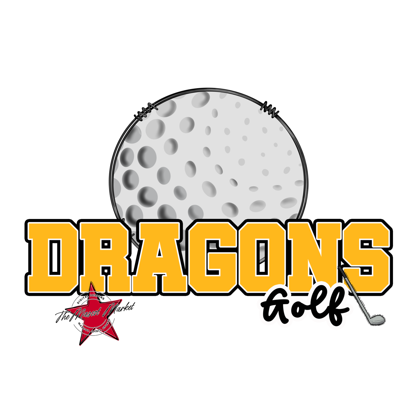 Dragons Varsity Golf-Yellow