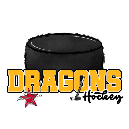 Dragons Varsity Hockey-Yellow