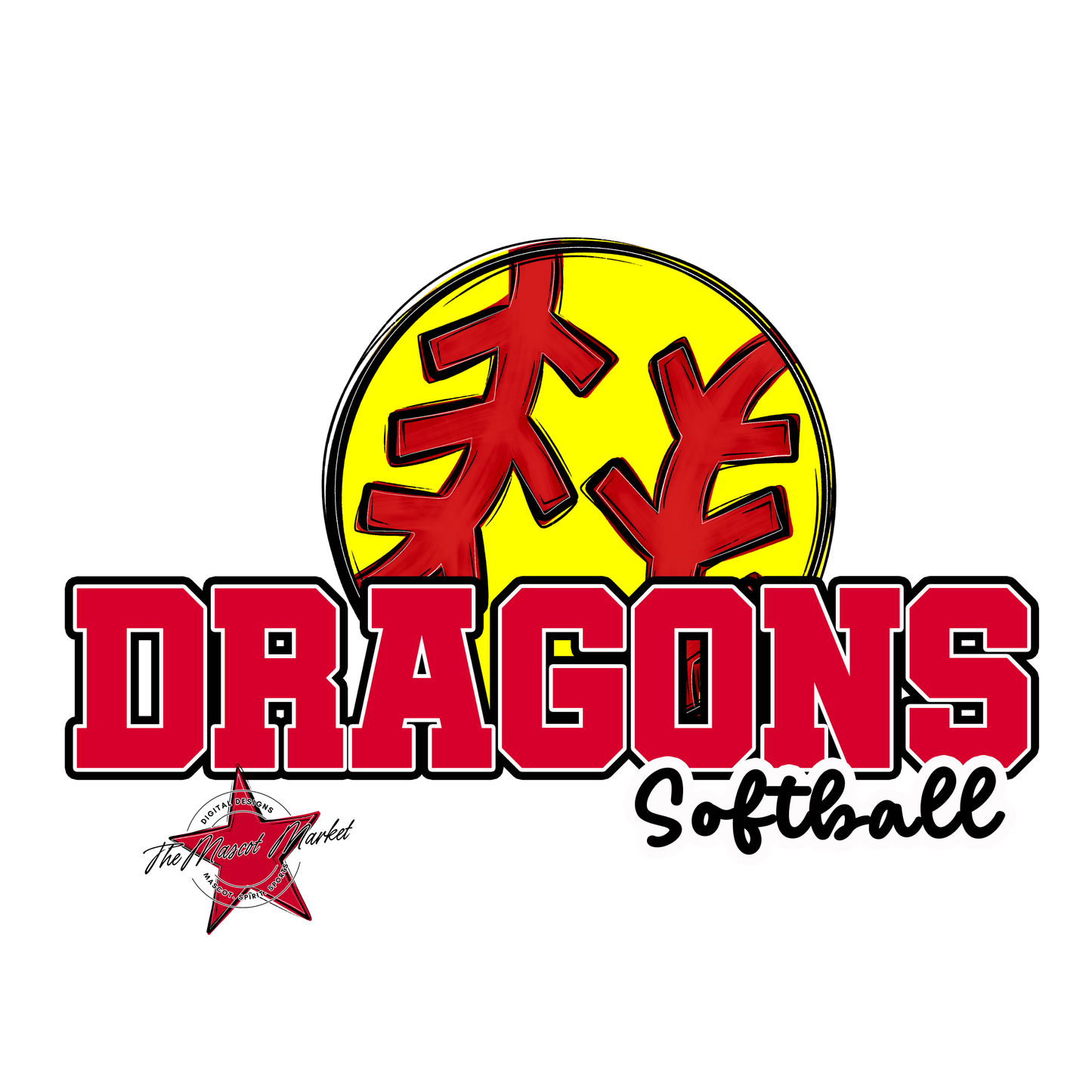 Dragons Varsity Softball-Red