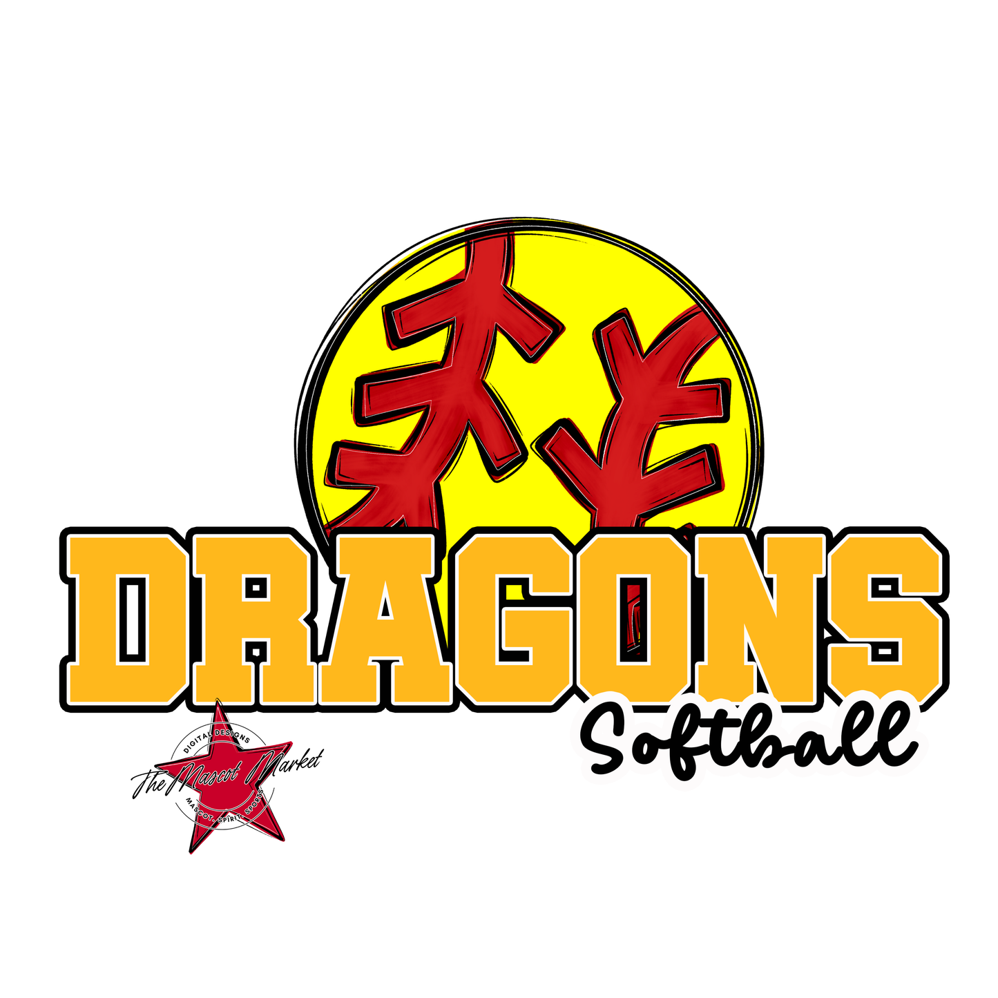 Dragons Varsity Softball-Yellow