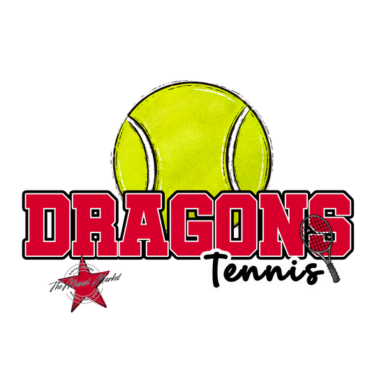 Dragons Varsity Tennis-Red