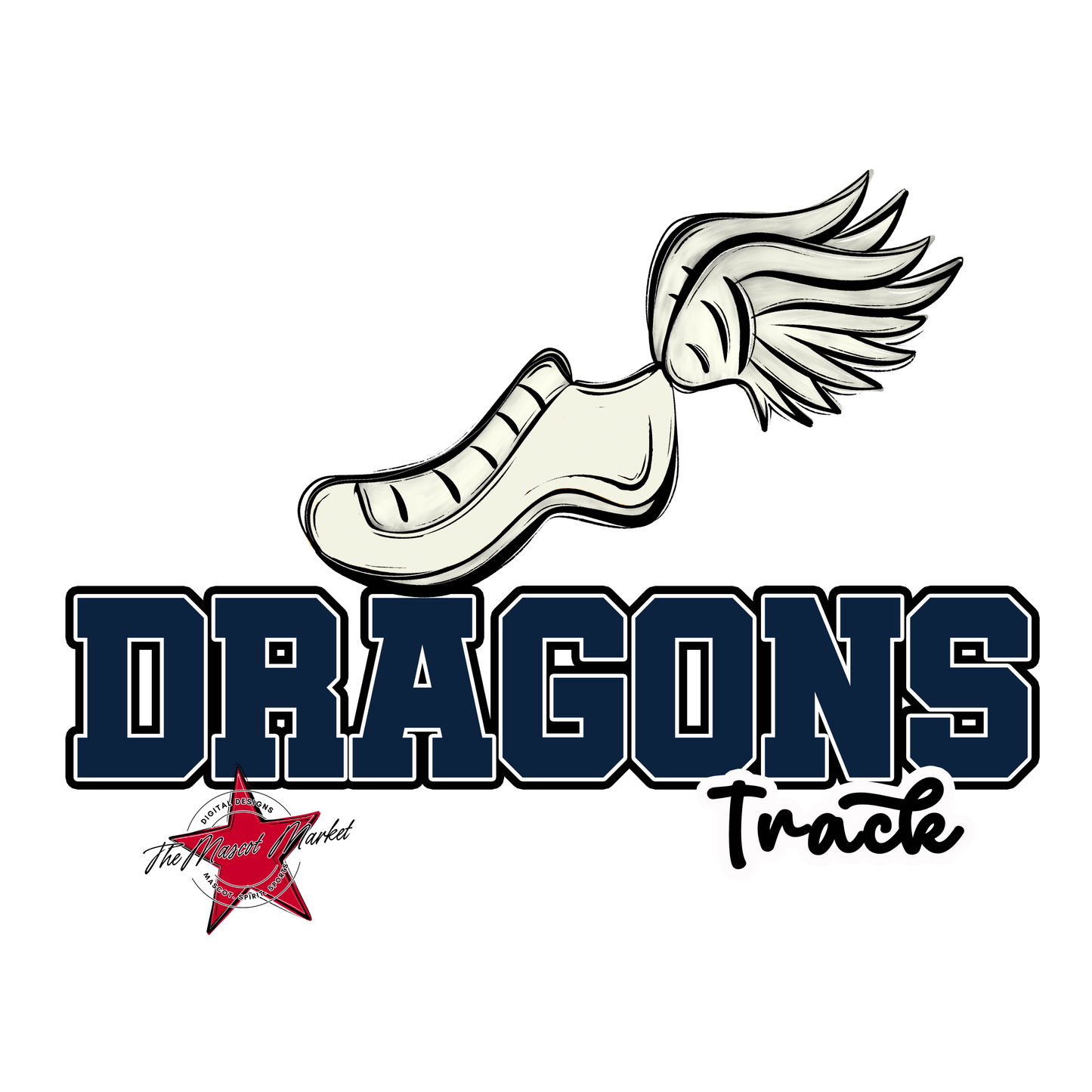 Dragons Varsity Track-Navy
