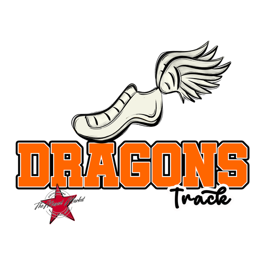 Dragons Varsity Track-Orange