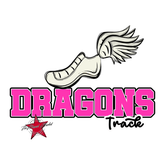 Dragons Varsity Track-Pink