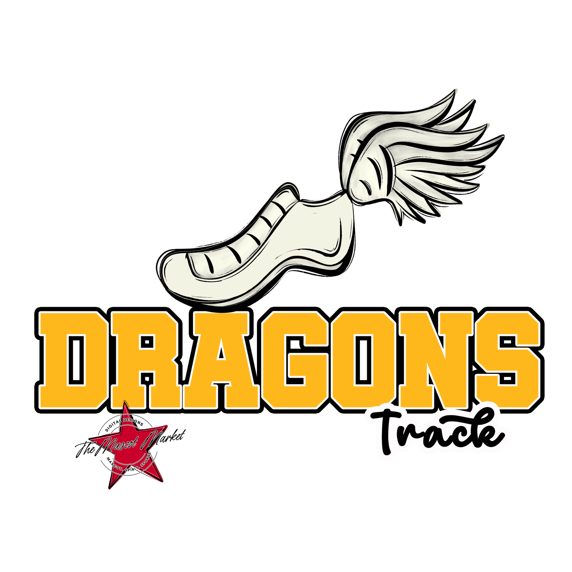 Dragons Varsity Track-Yellow