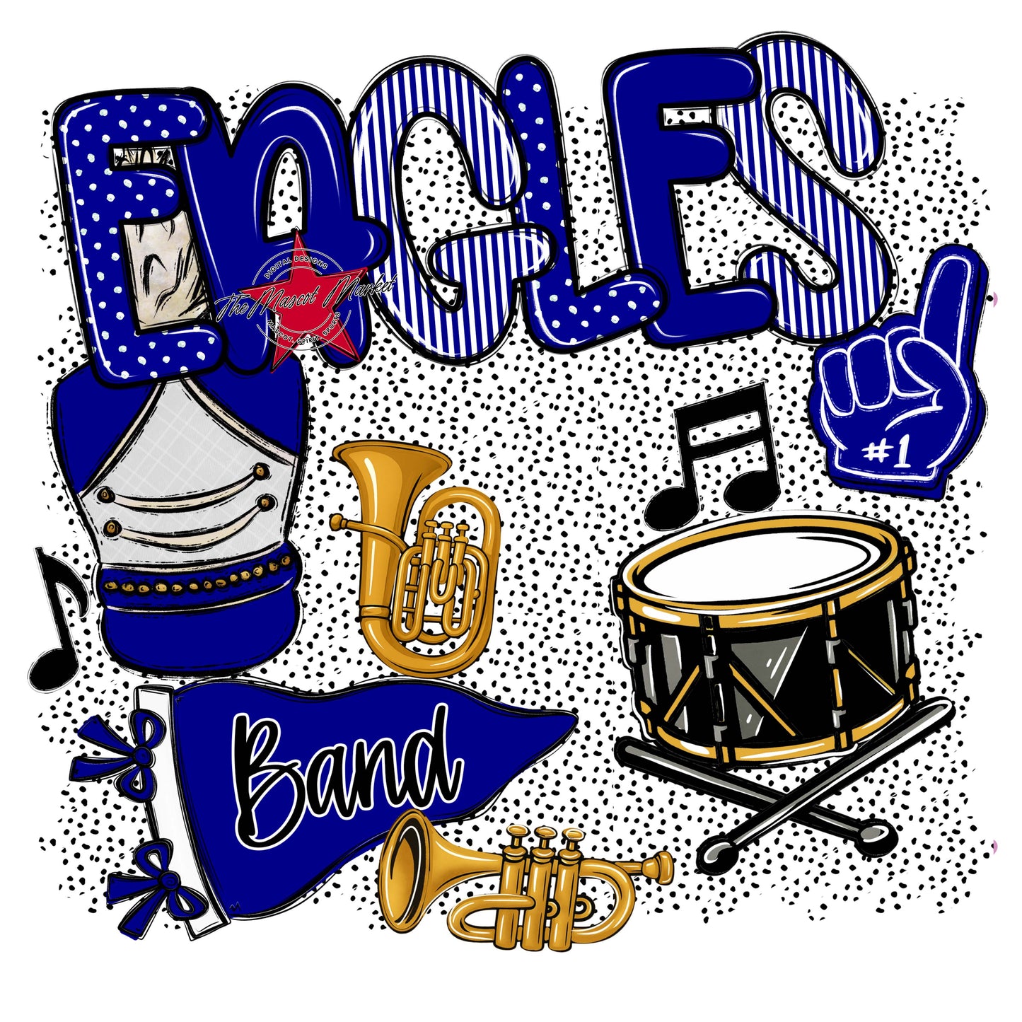 Eagles Band Spirit-Blue