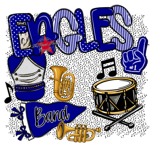 Eagles Band Spirit-Blue