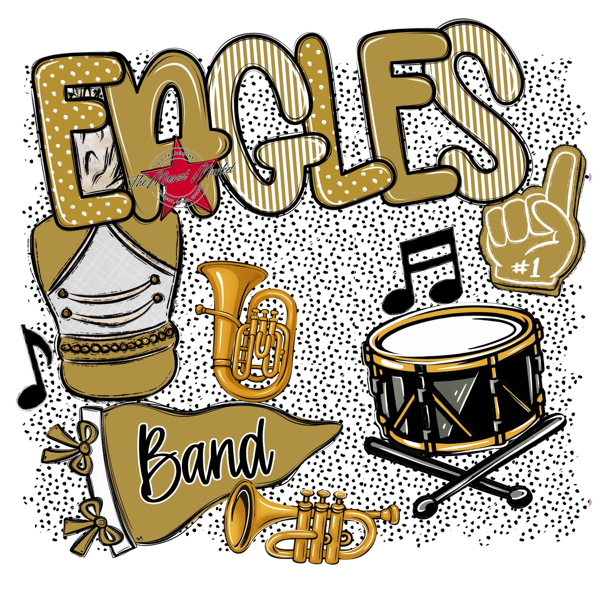 Eagles Band Spirit-Gold