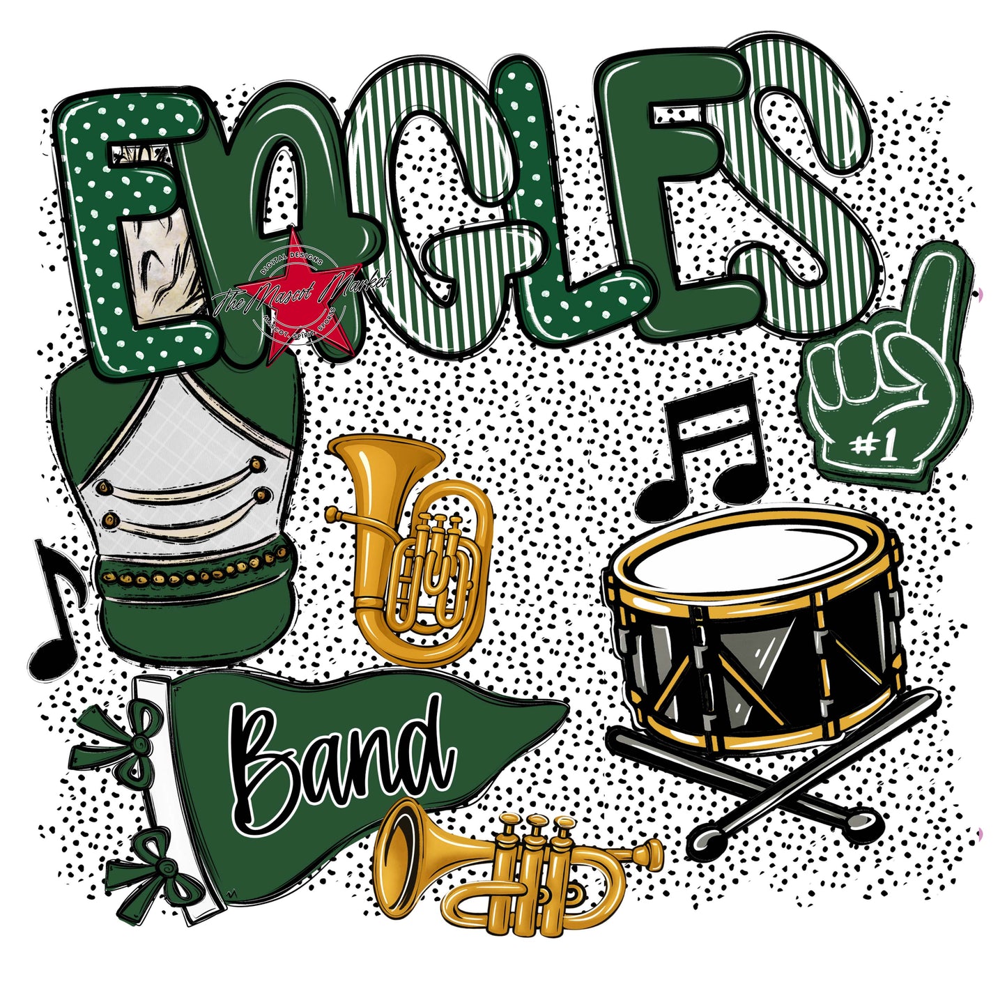 Eagles Band Spirit-Green