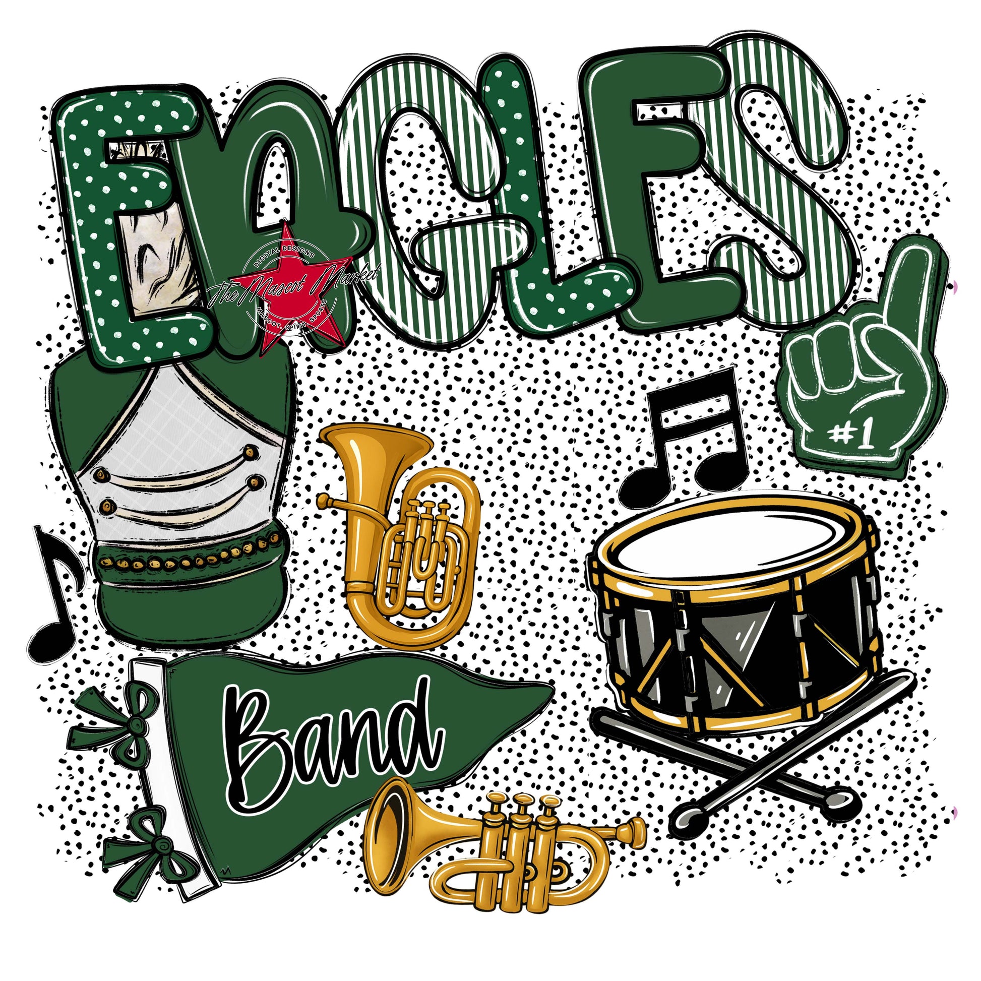 Eagles Band Spirit-Green