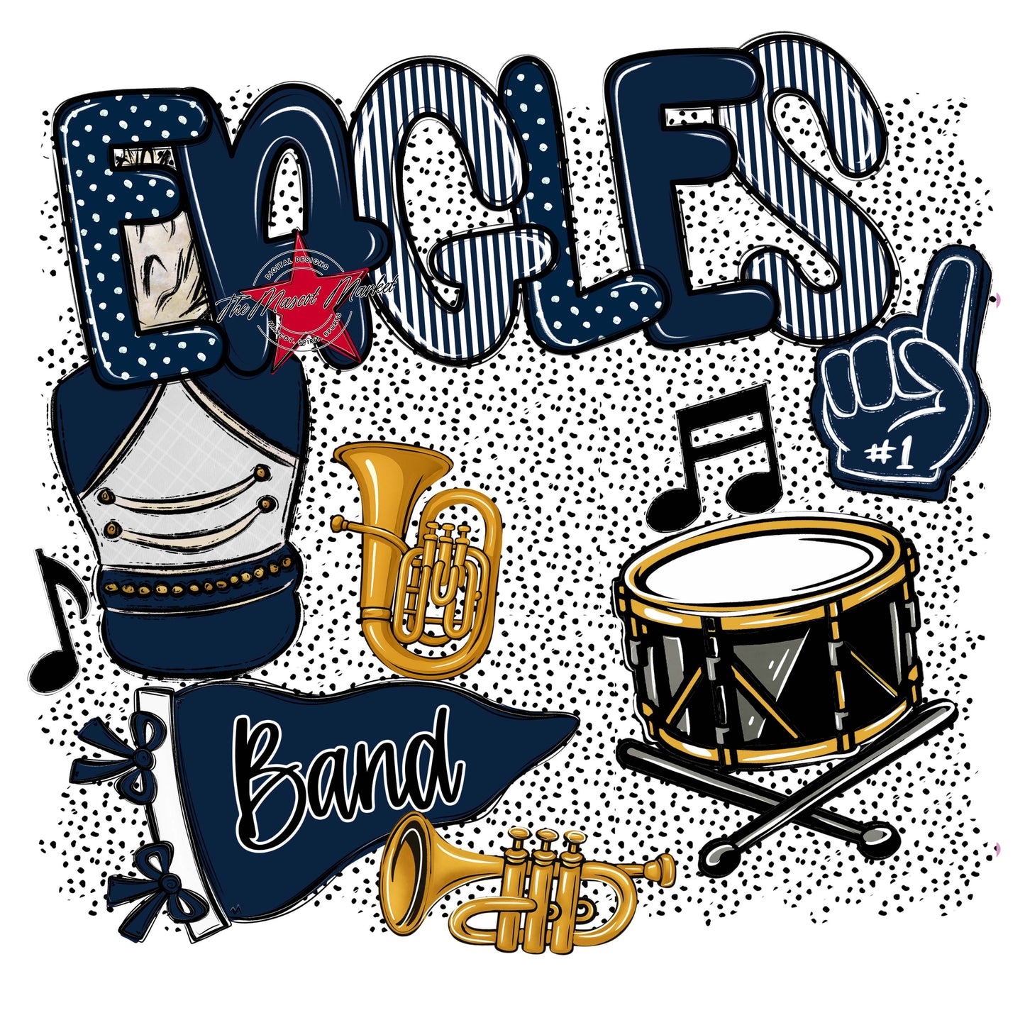 Eagles Band Spirit-Navy