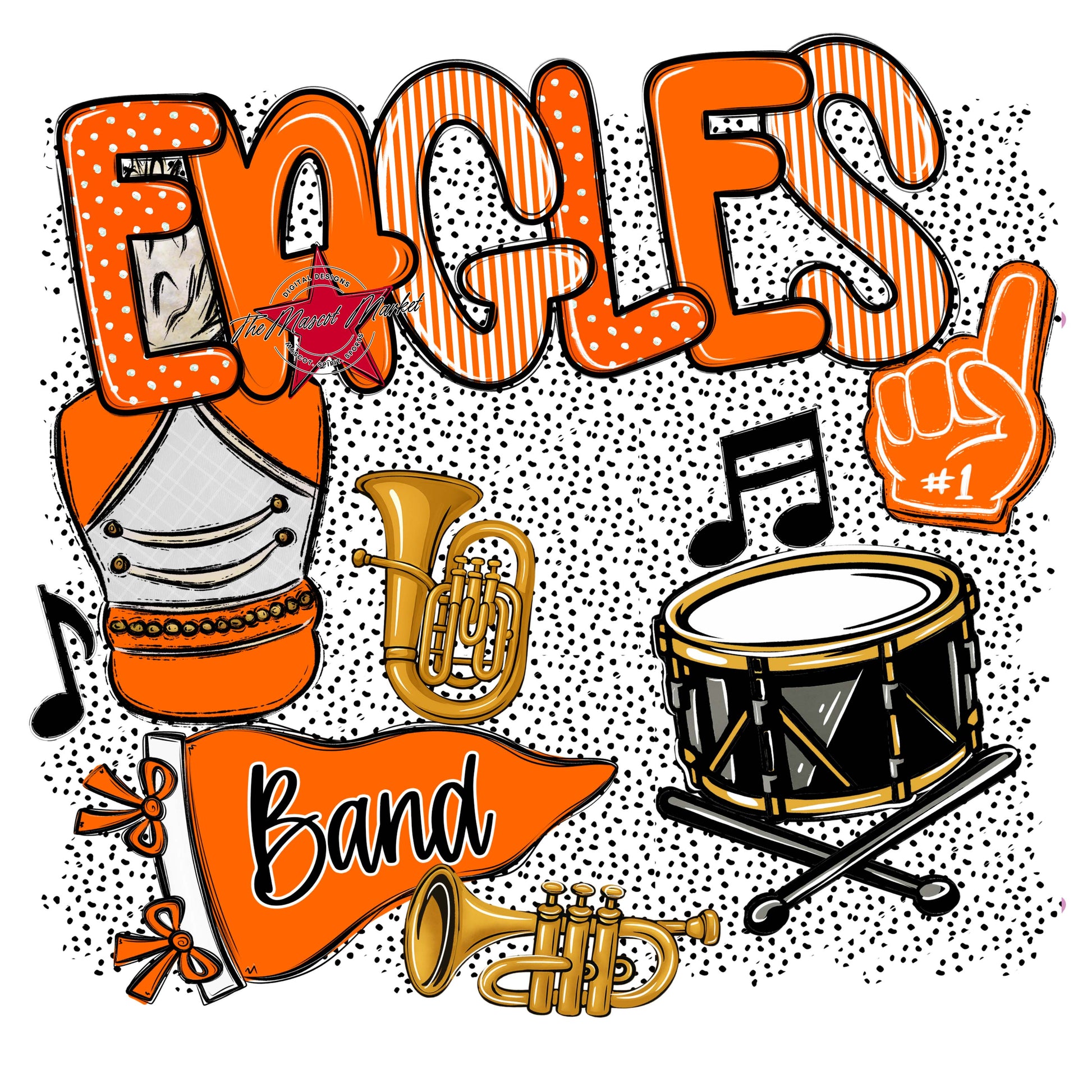Eagles Band Spirit-Orange