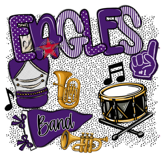 Eagles Band Spirit-Purple