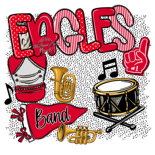 Eagles Band Spirit-Red