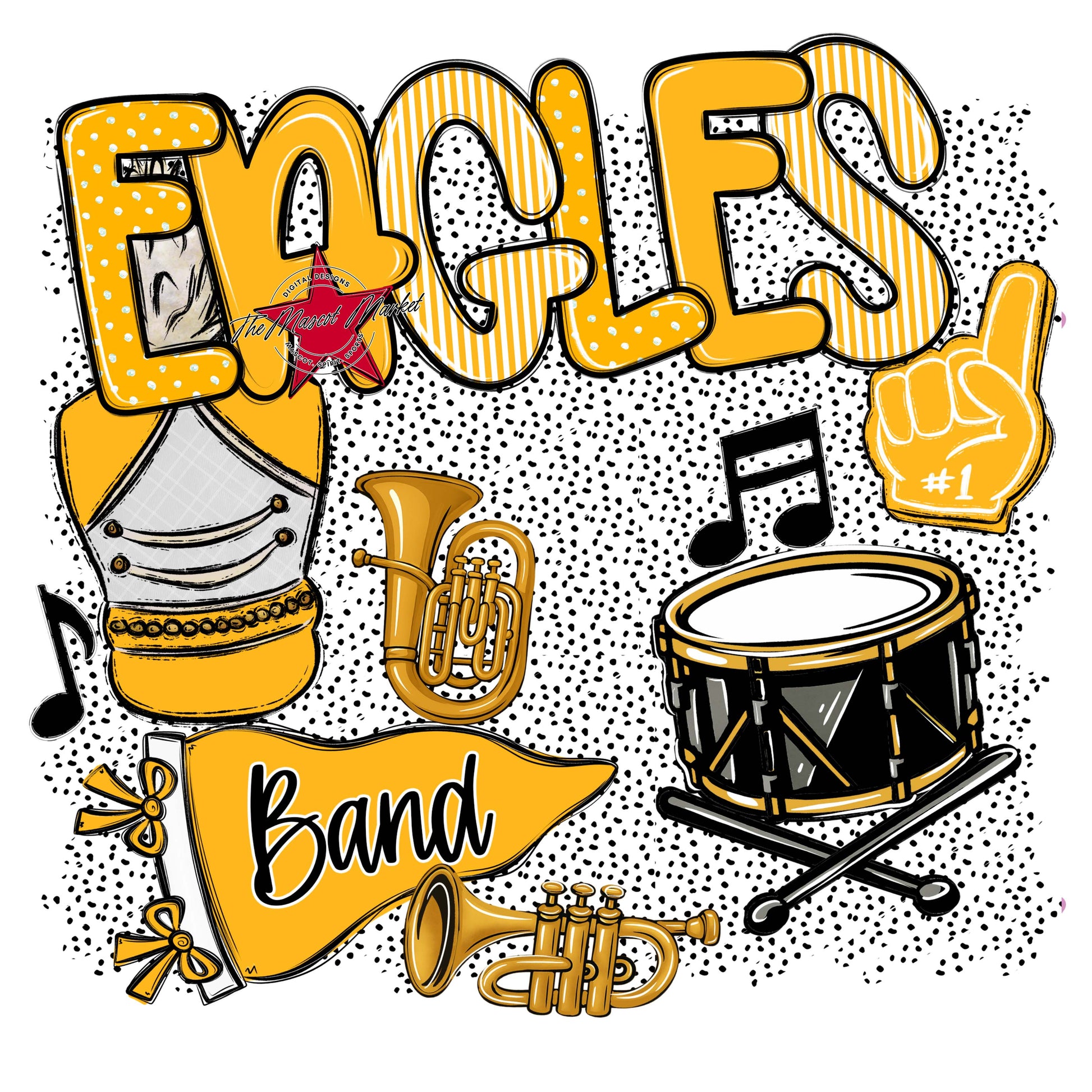 Eagles Band Spirit-Yellow