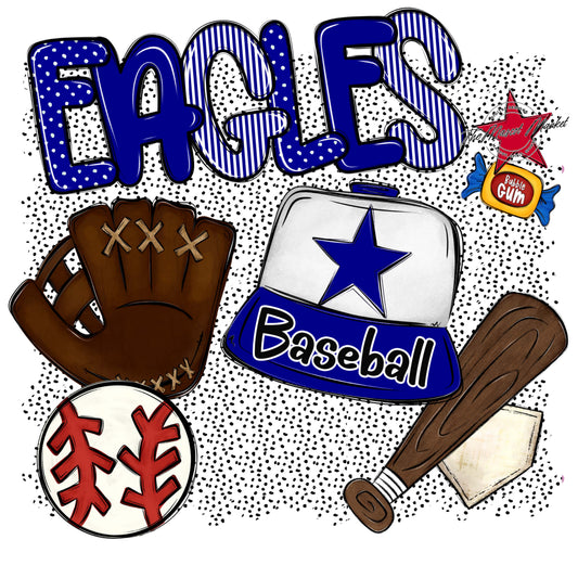 Eagles Baseball Spirit-Blue
