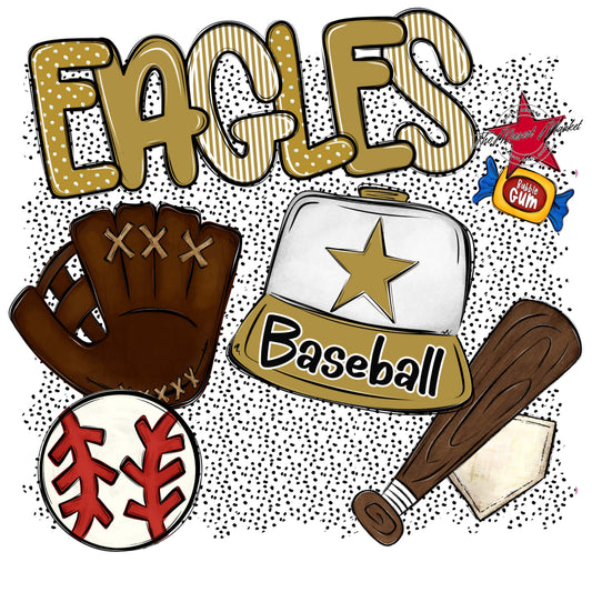 Eagles Baseball Spirit-Gold