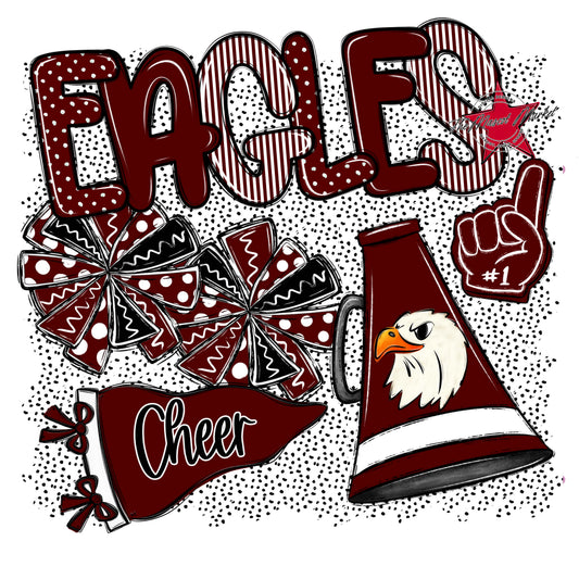 Eagles Cheer Spirit-Maroon
