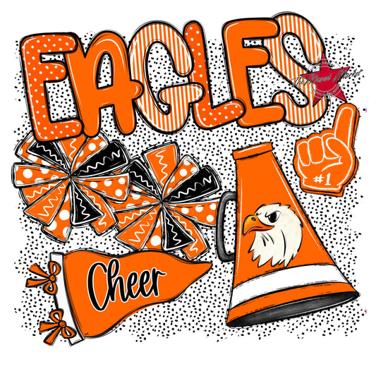 Eagles Cheer Spirit-Orange