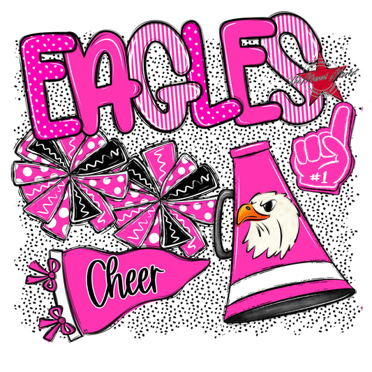 Eagles Cheer Spirit-Pink