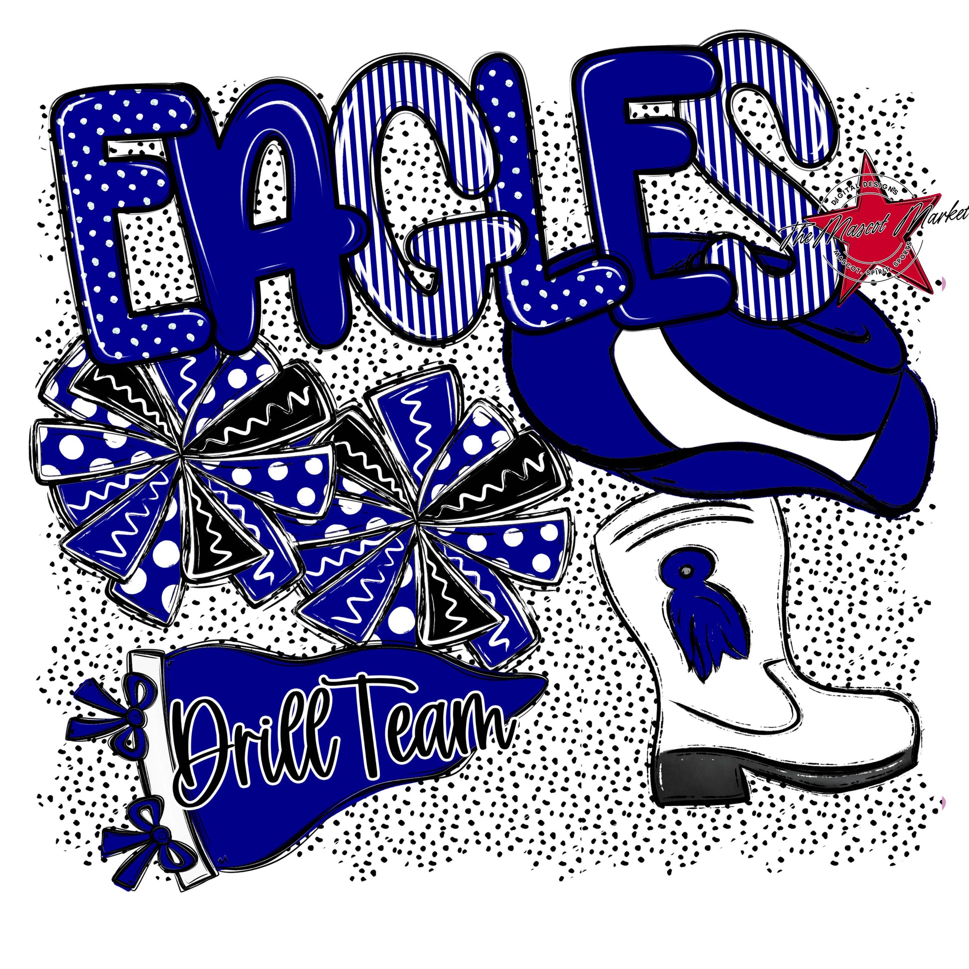 Eagles Drillteam Spirit-Blue
