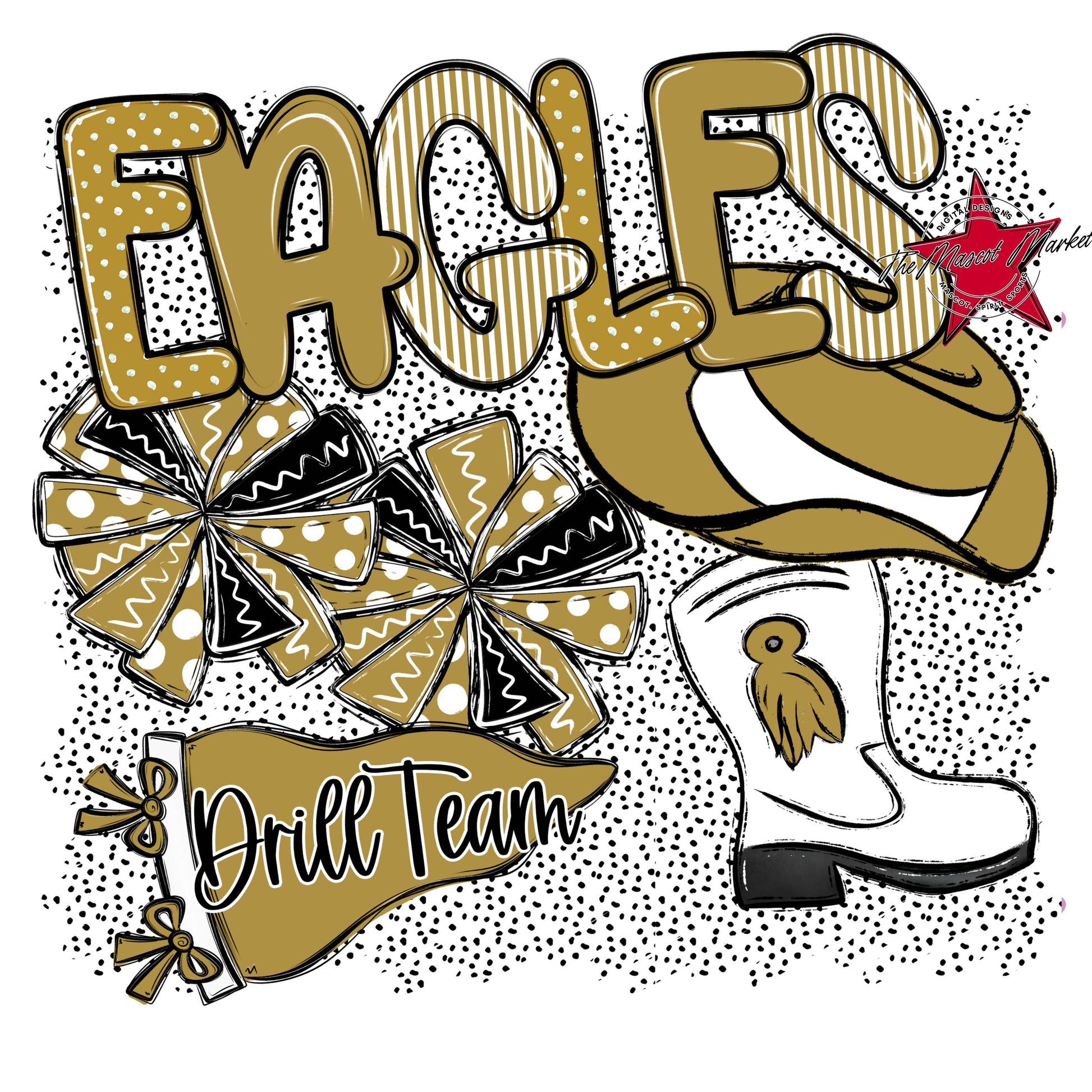 Eagles Drillteam Spirit-Gold