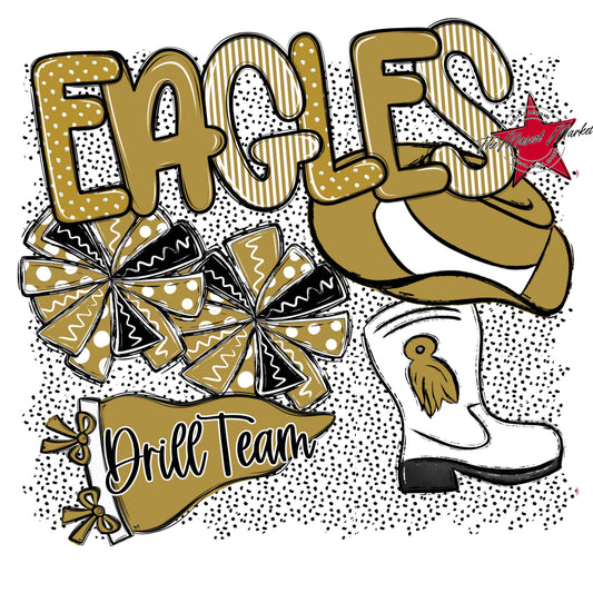 Eagles Drillteam Spirit-Gold