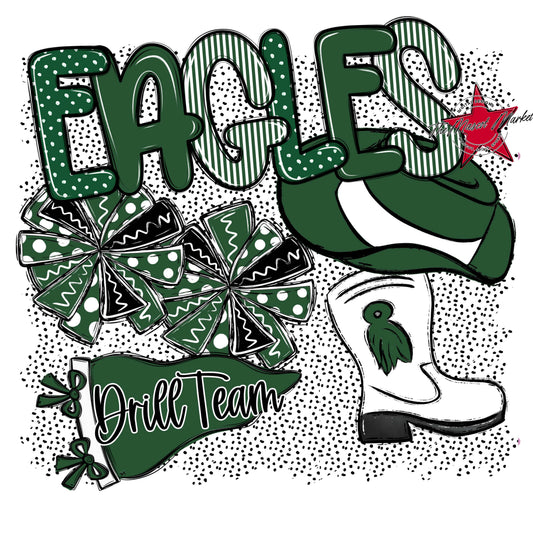 Eagles Drillteam Spirit-Green