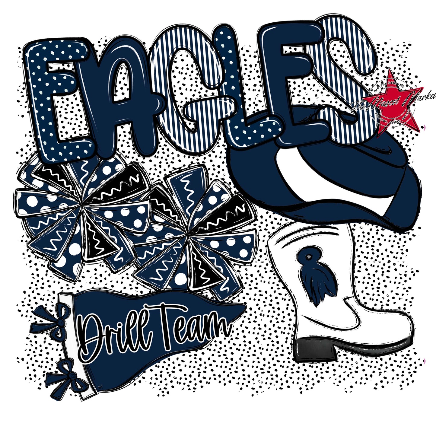 Eagles Drillteam Spirit-Navy