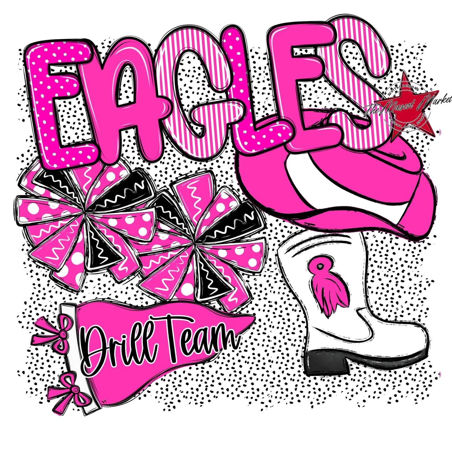 Eagles Drillteam Spirit-Pink