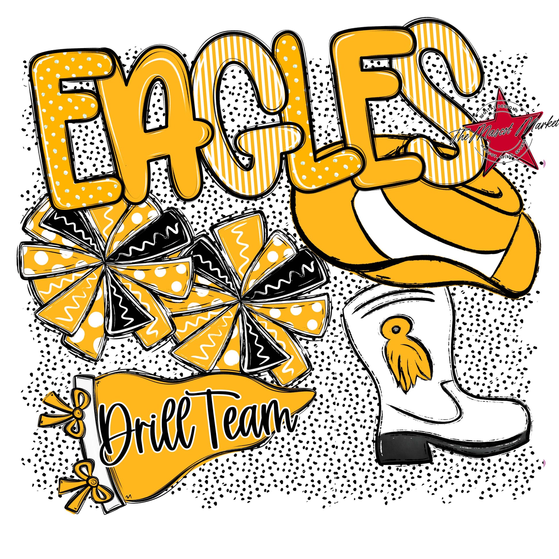 Eagles Drillteam Spirit-Yellow