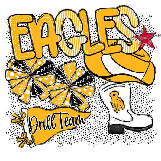 Eagles Drillteam Spirit-Yellow