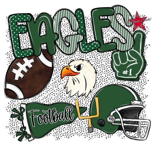 Eagles Football Spirit-Green