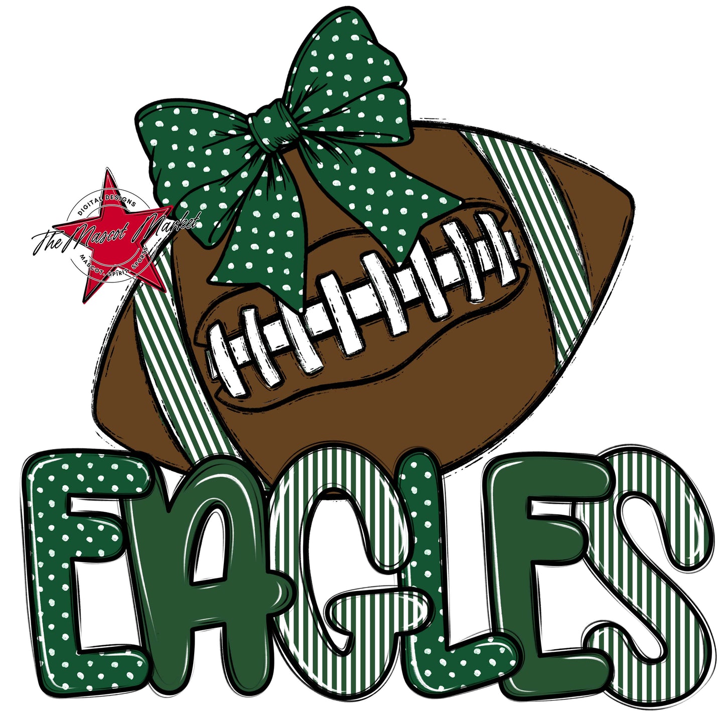 Eagles Football Spirit Design-Green
