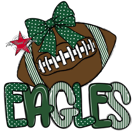 Eagles Football Spirit Design-Green