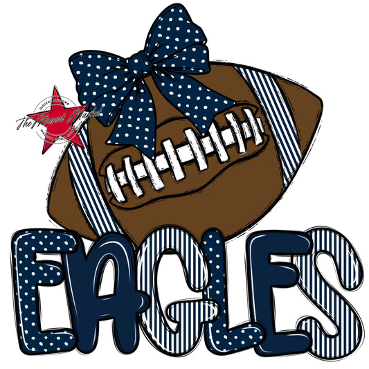 Eagles Football Spirit Design-Navy