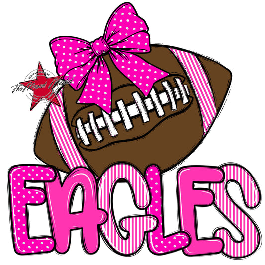 Eagles Football Spirit Design-Pink