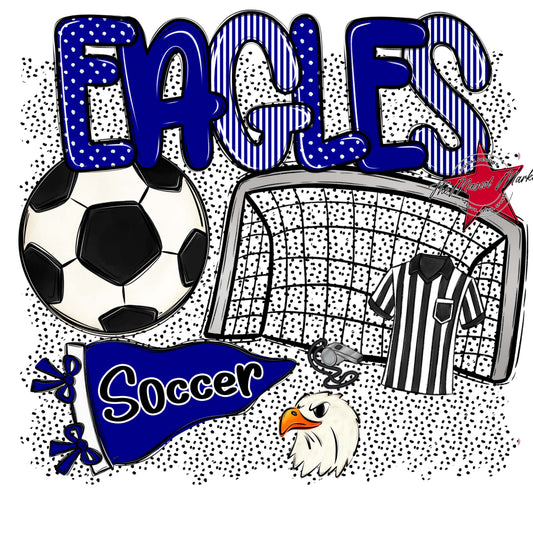 Eagles Soccer Spirit-Blue