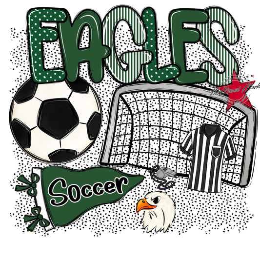 Eagles Soccer Spirit-Green