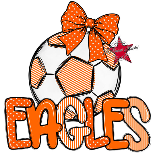 Eagles Soccer Spirit Design-Orange