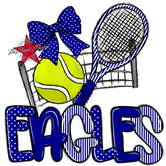 Eagles Tennis Spirit Design-Blue