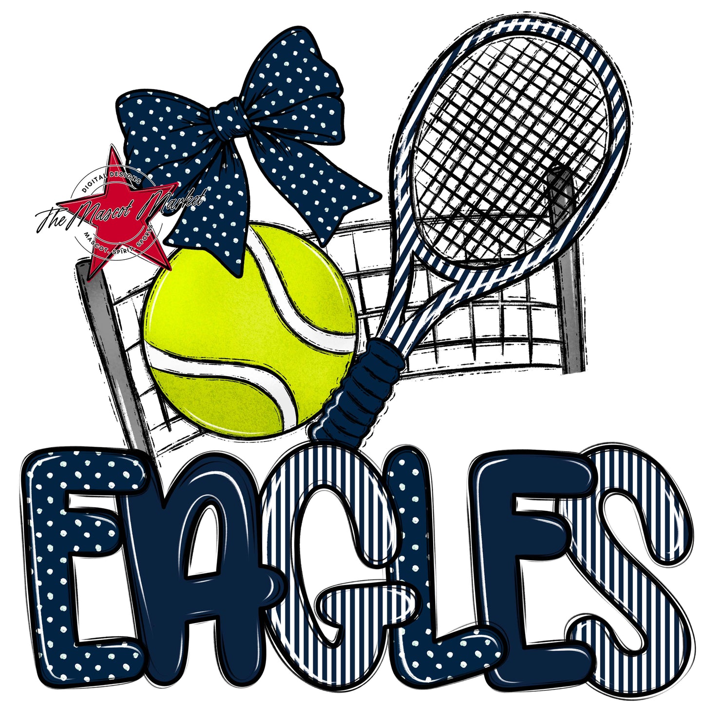 Eagles Tennis Spirit Design-Navy