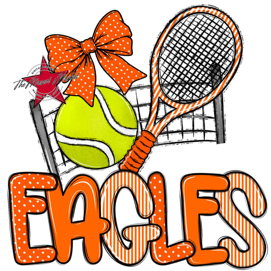 Eagles Tennis Spirit Design-Orange