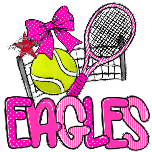 Eagles Tennis Spirit Design-Pink